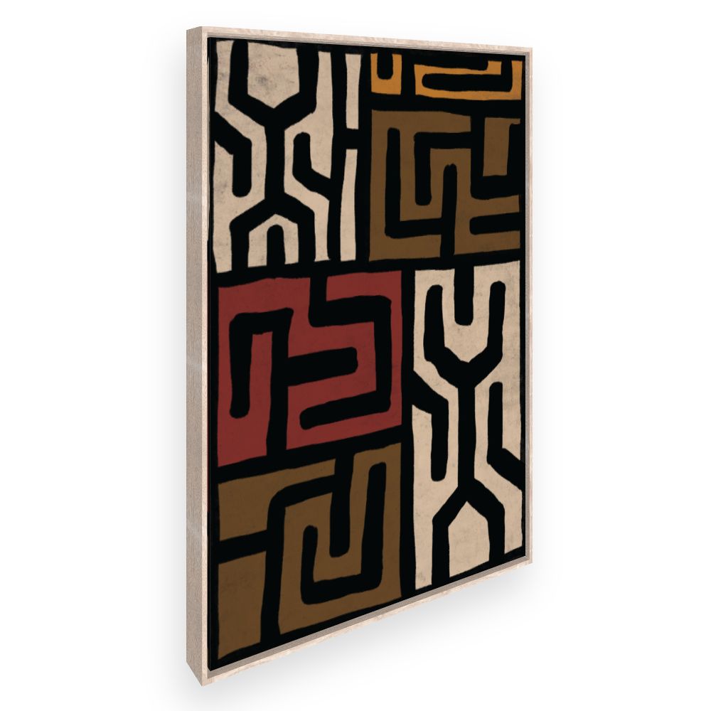 Toile Labyrinthe tribal