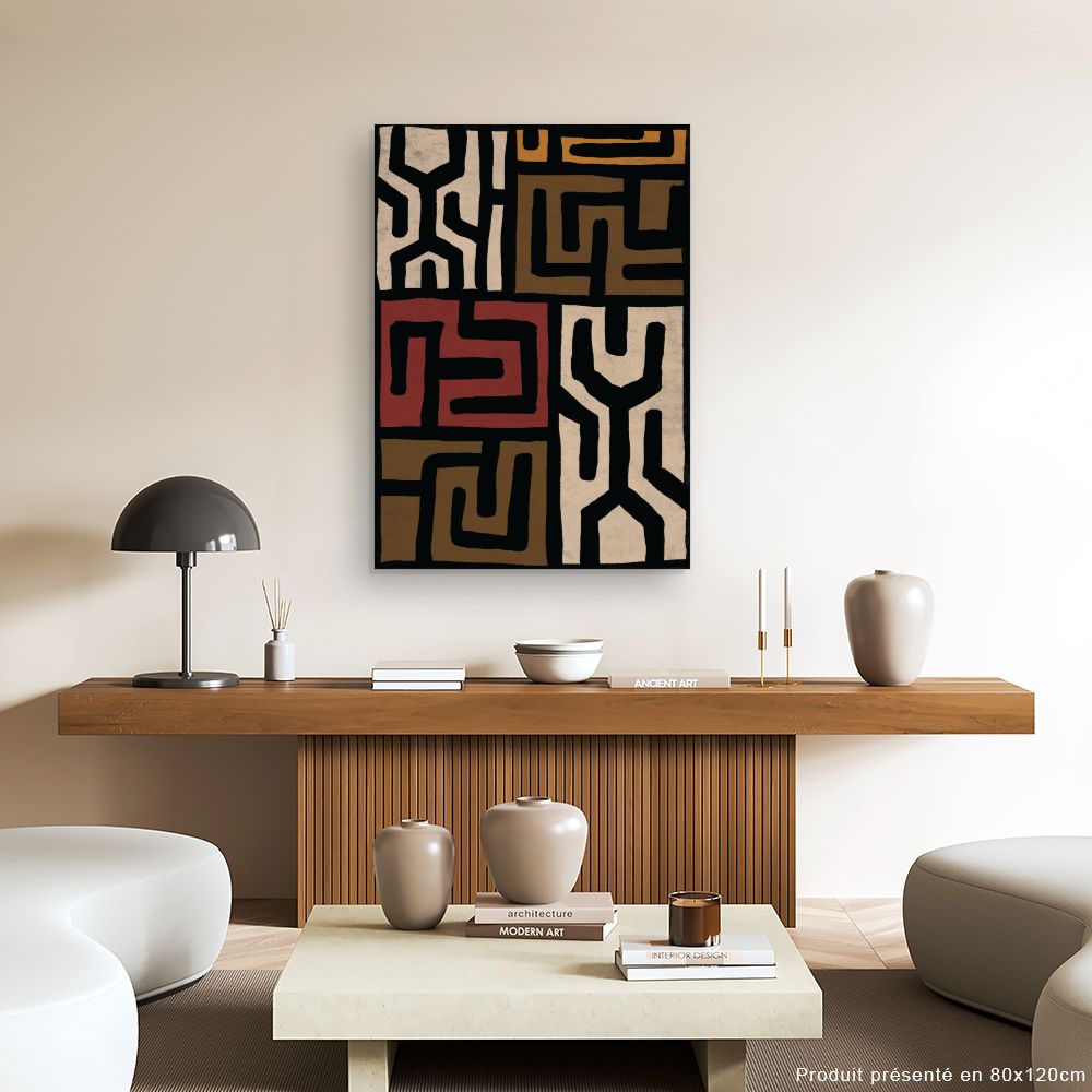 Tableau Labyrinthe tribal