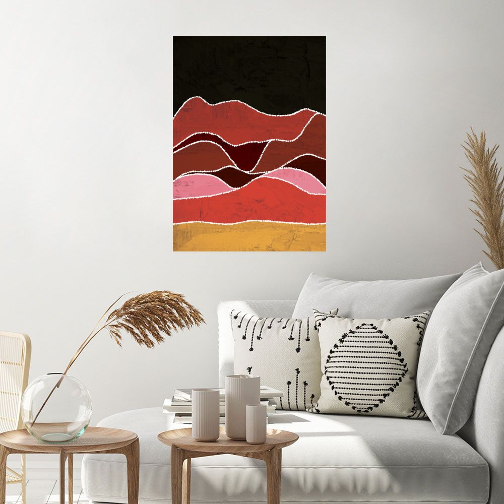 Affiche Ondulations chaleureuses