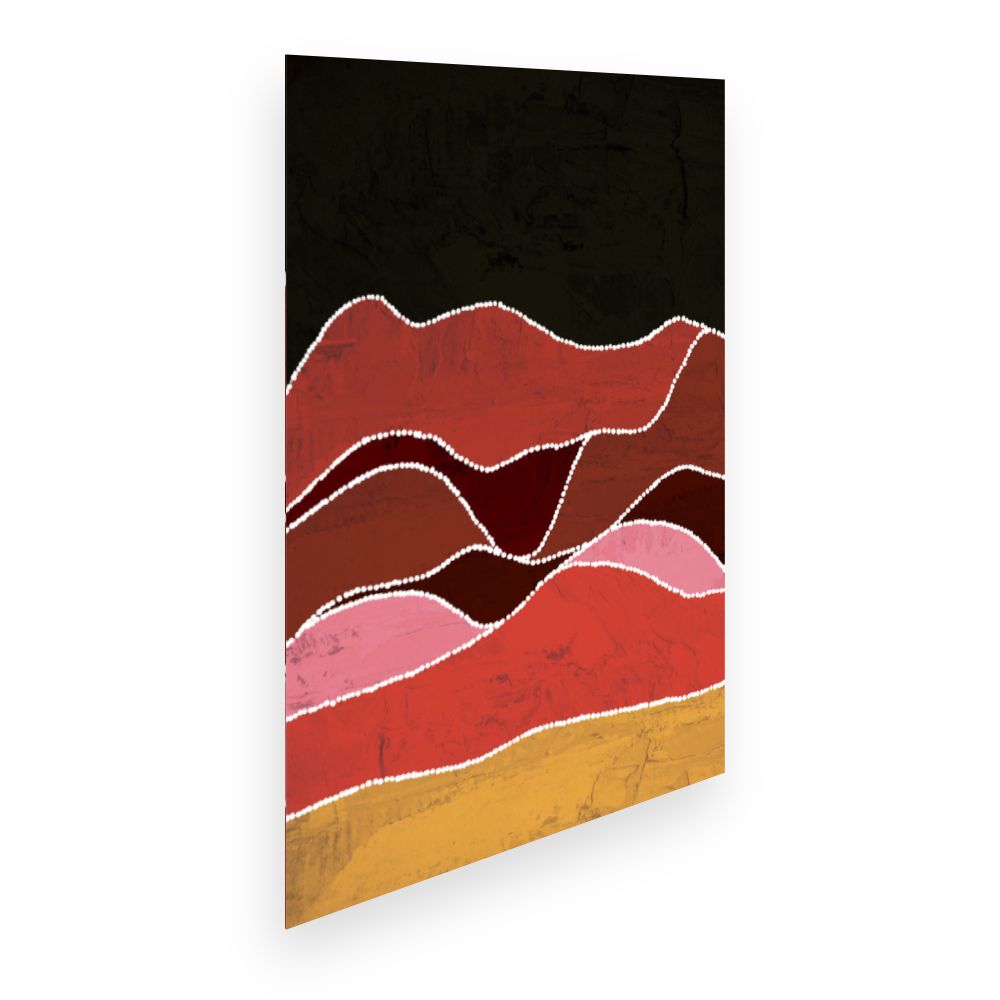 Affiche Ondulations chaleureuses