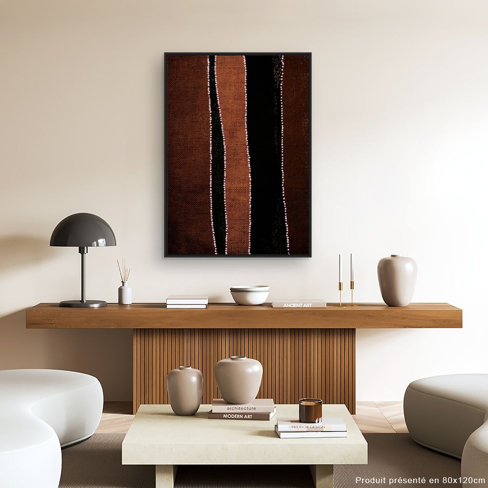 Tableau Lignes abstraites