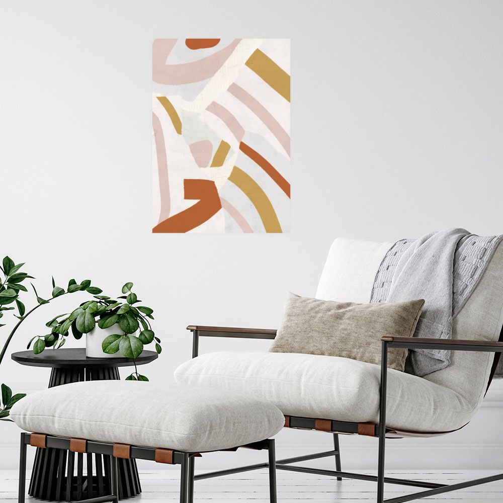 Affiche Formes abstraites colorées