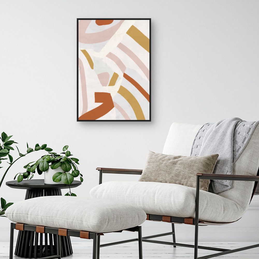 Tableau Lignes abstraites modernes