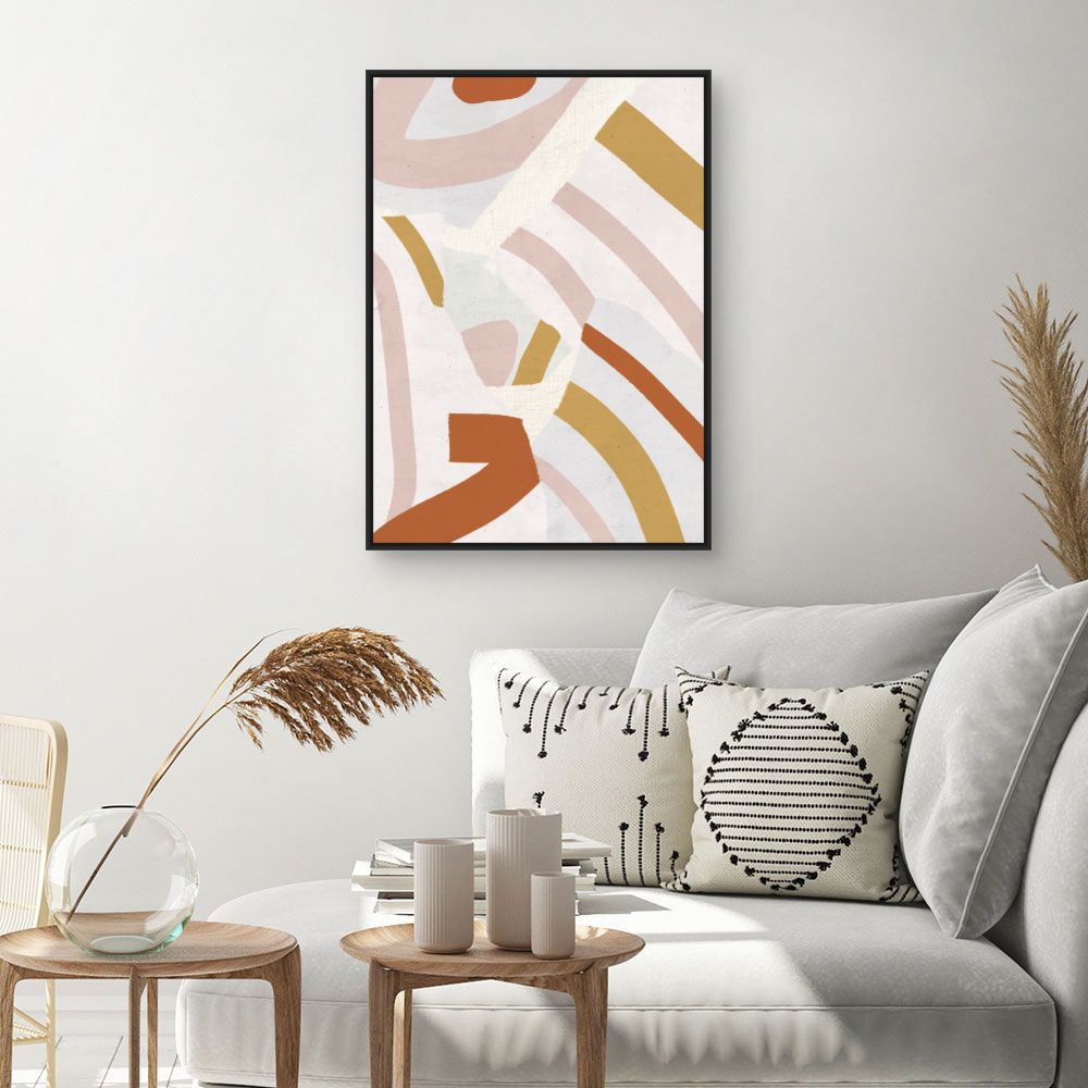 Tableau Lignes abstraites modernes