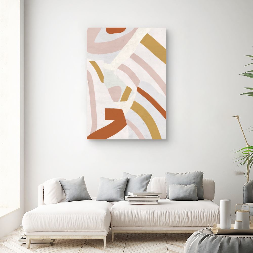 Tableau Lignes abstraites modernes