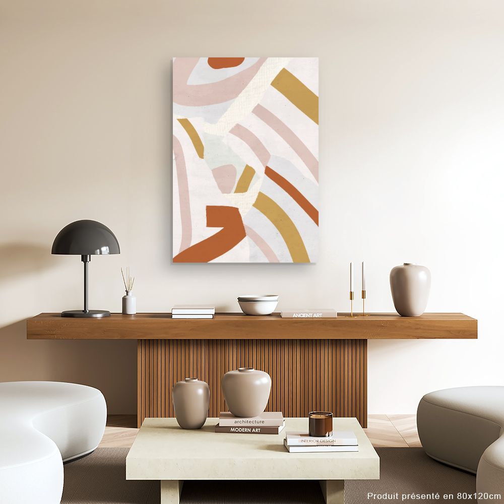 Tableau Lignes abstraites modernes