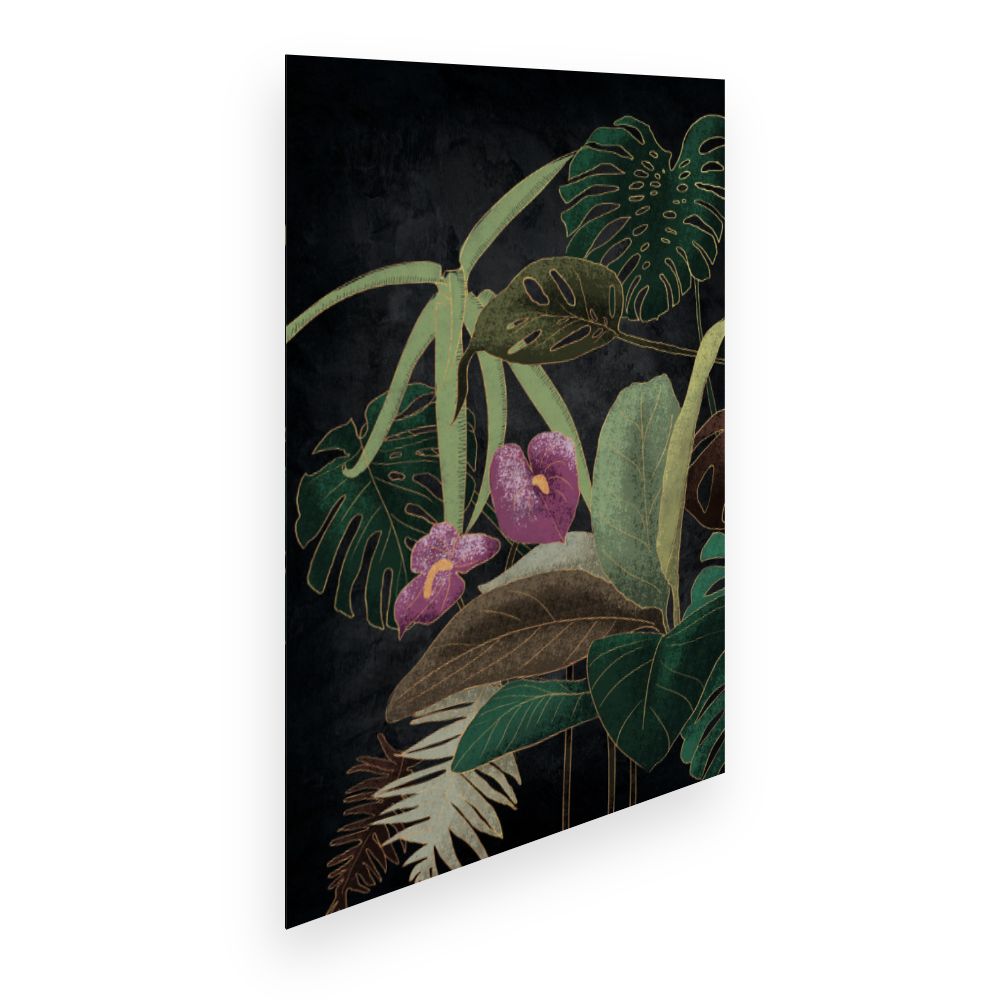 Affiche Feuillage exotique