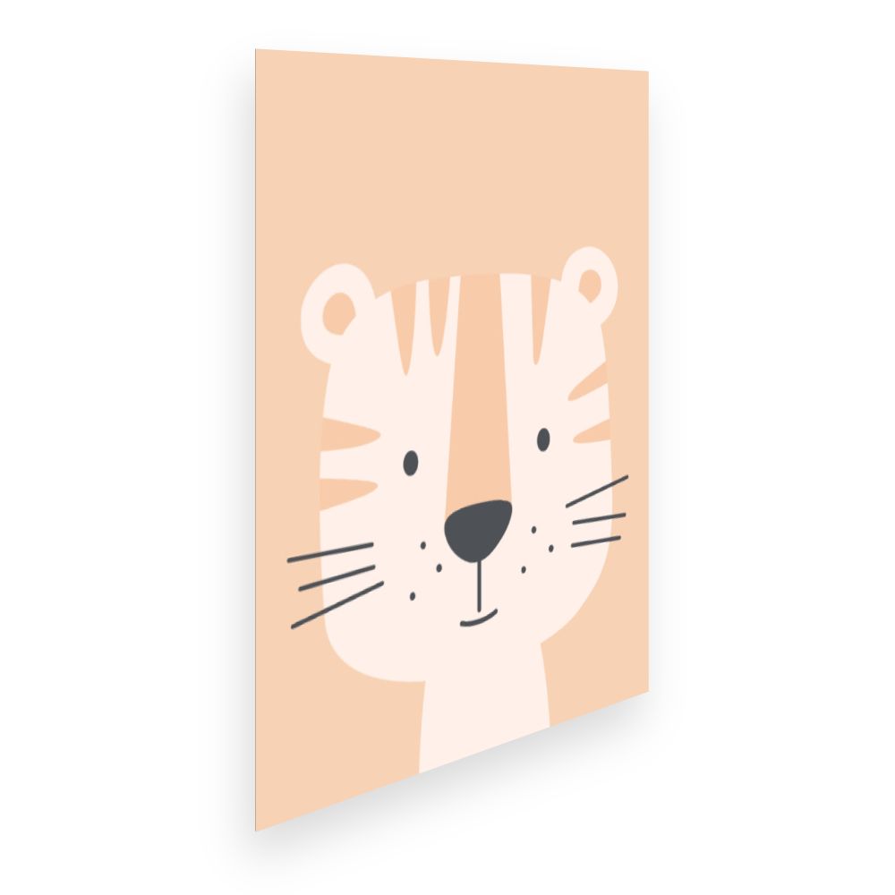 Affiche Tigre mignon craquant