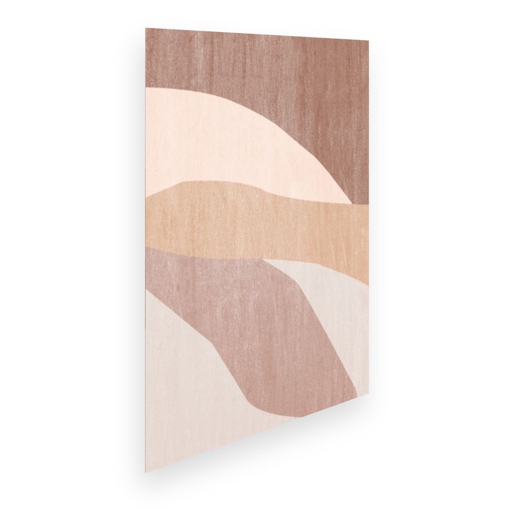 Affiche Formes abstraites douces