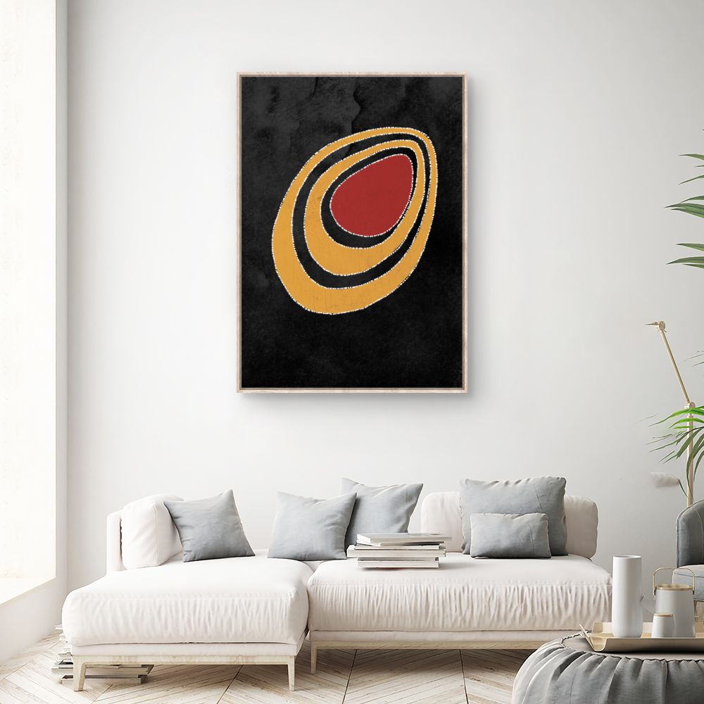 Tableau Vagues abstraites