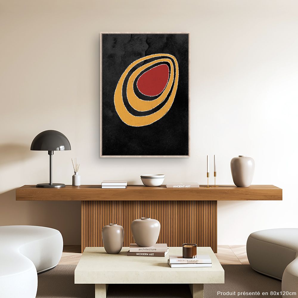 Tableau Vagues abstraites