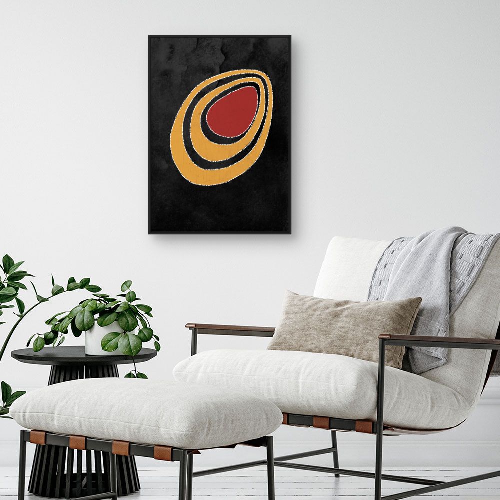 Tableau Vagues abstraites