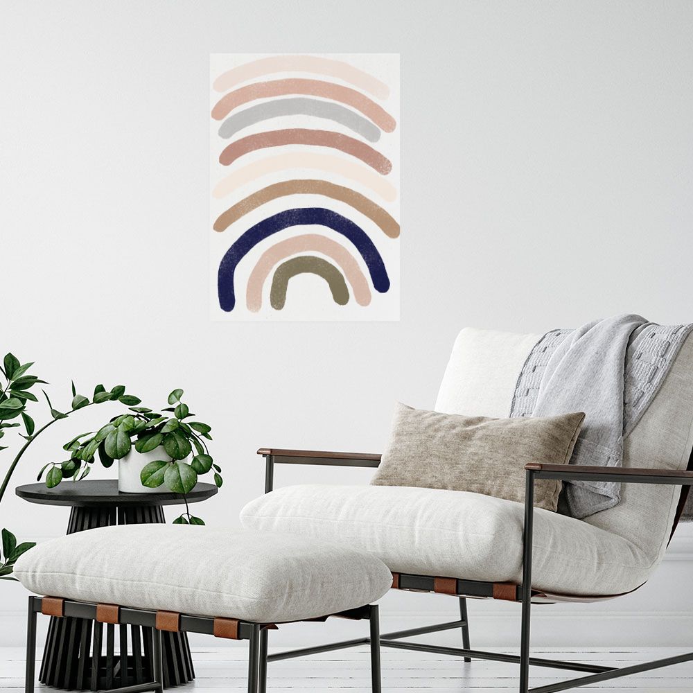 Affiche Arc pastel élégant