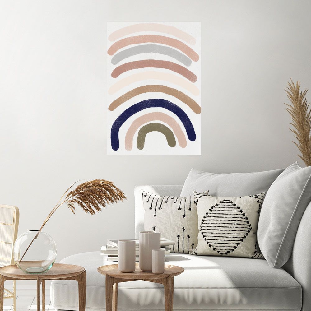 Affiche Arc pastel élégant