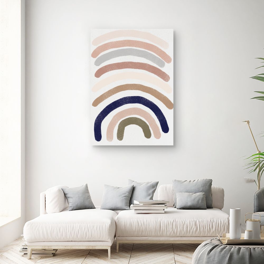 Tableau Arc-en-ciel pastel