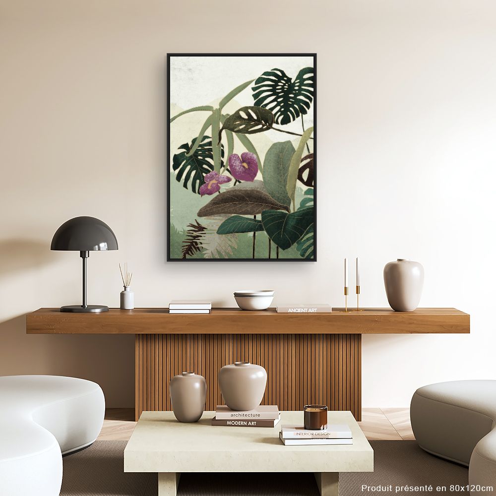 Tableau Jungle luxuriante