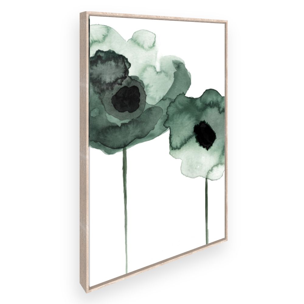 Toile Fleurs aquarelles