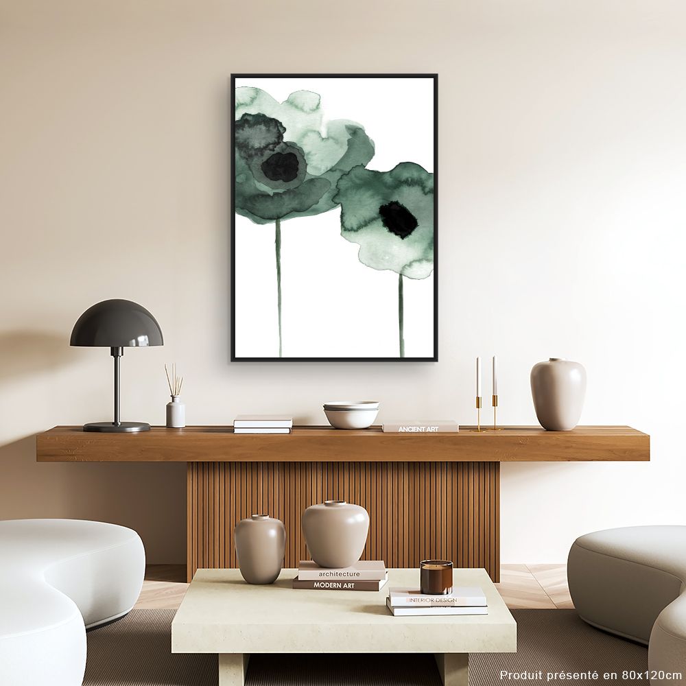 Tableau Fleurs aquarelles