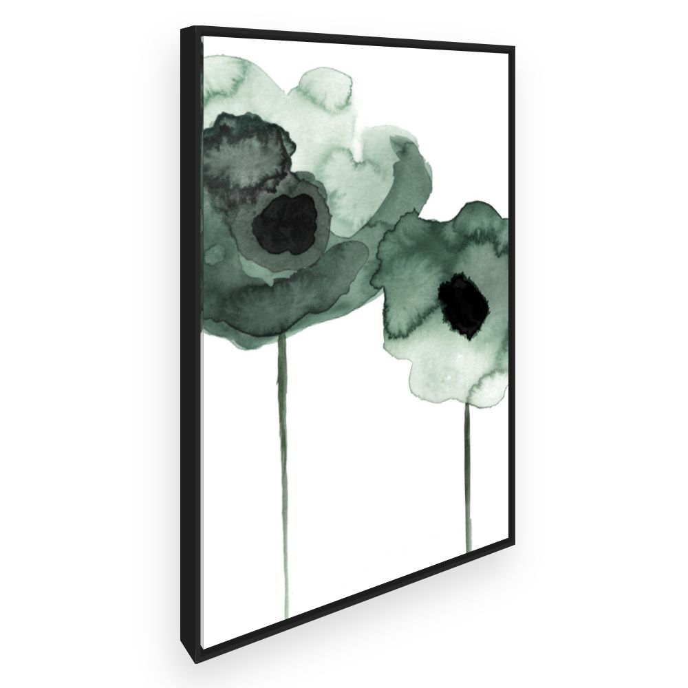 Toile Fleurs aquarelles