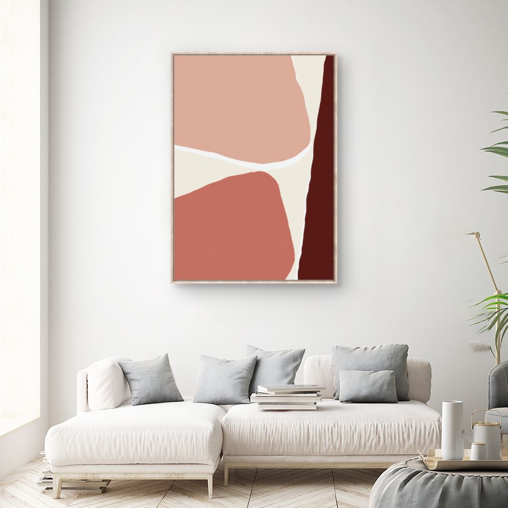 Tableau Formes abstraites douces