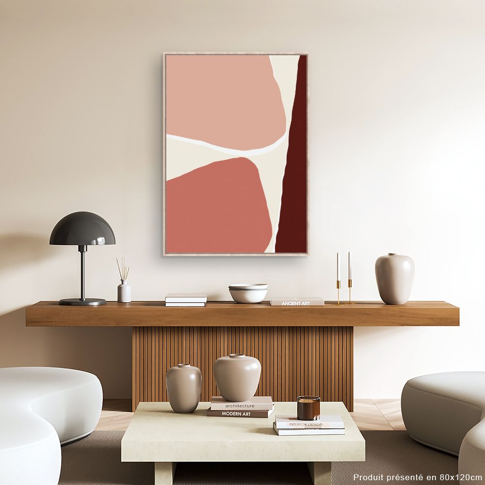 Tableau Formes abstraites douces