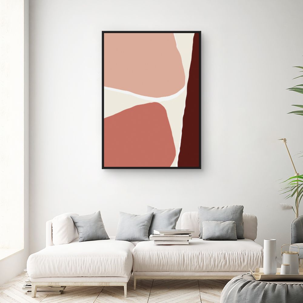 Tableau Formes abstraites douces