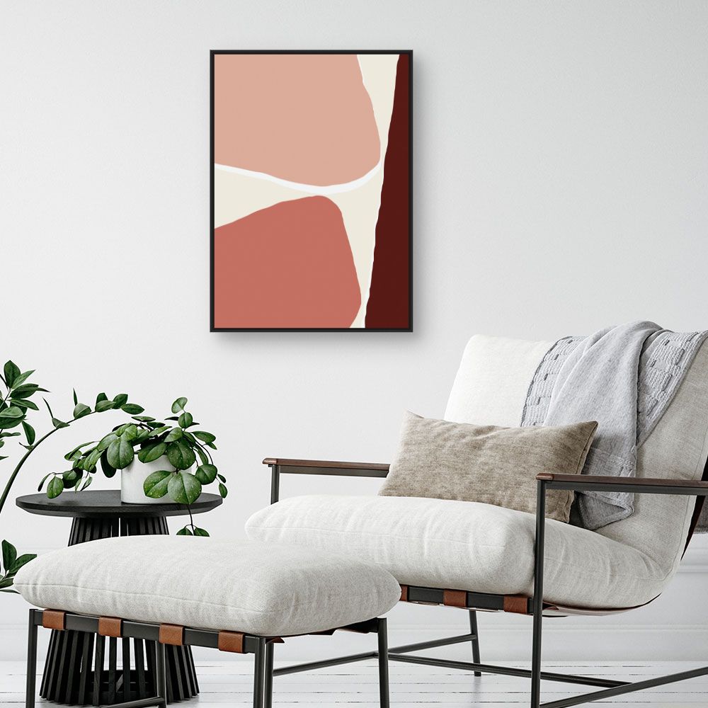 Tableau Formes abstraites douces