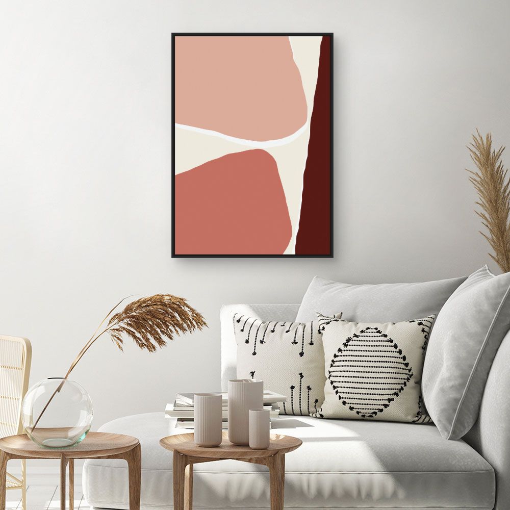 Tableau Formes abstraites douces