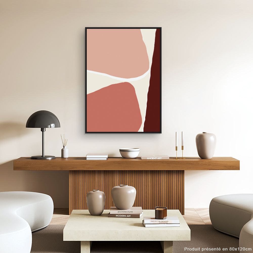 Tableau Formes abstraites douces