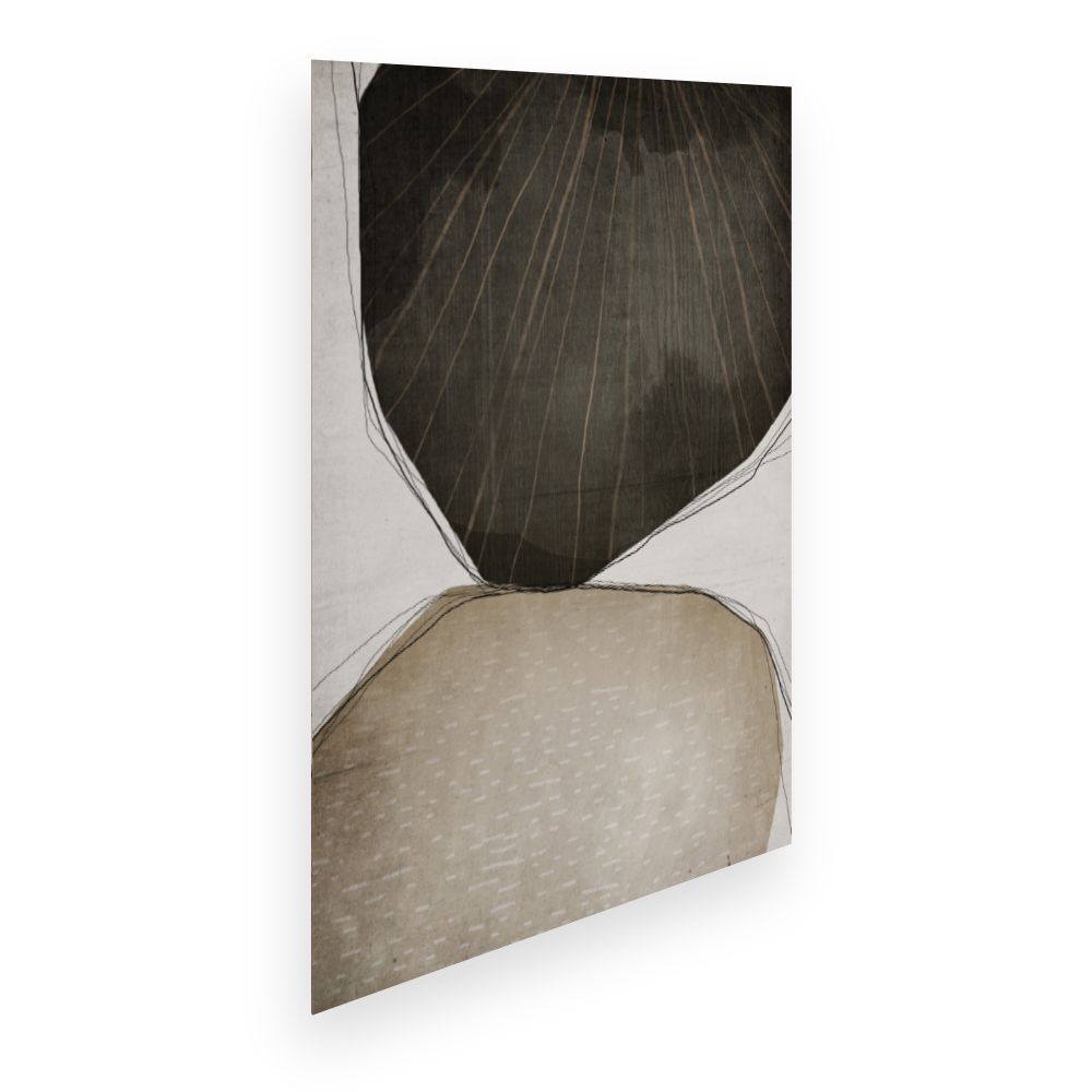 Affiche Formes organiques apaisantes