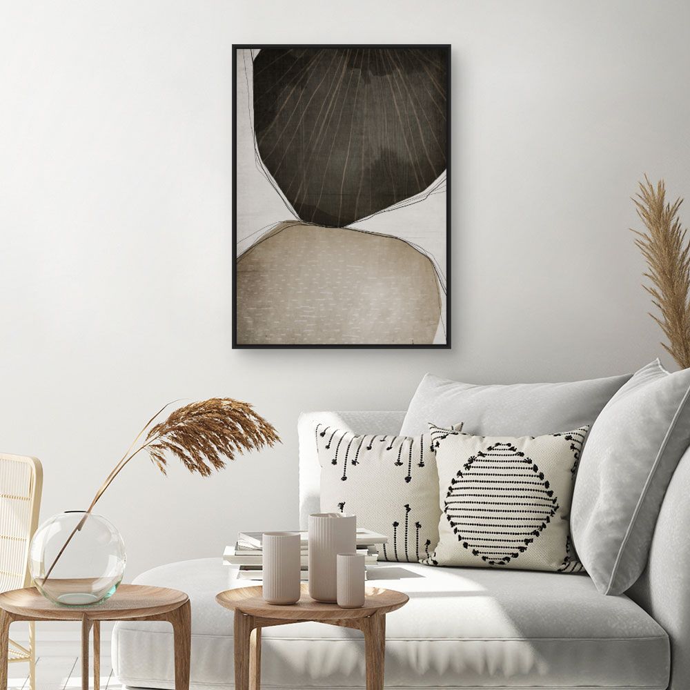 Tableau Formes organiques apaisantes