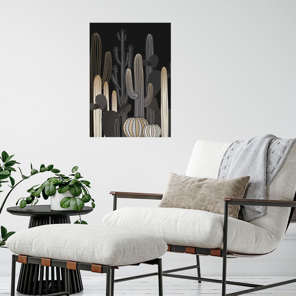 Affiche Cactus élégants