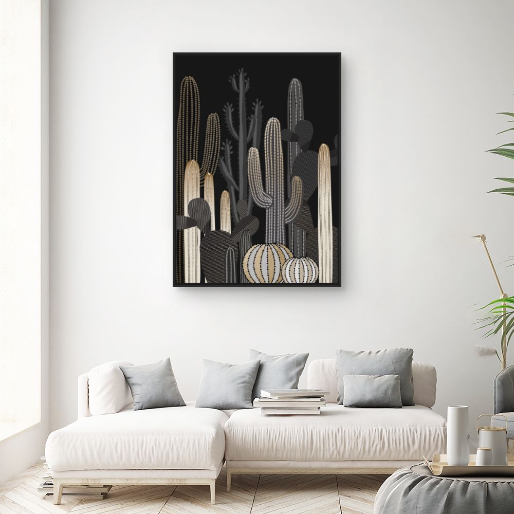 Tableau Cactus élégants