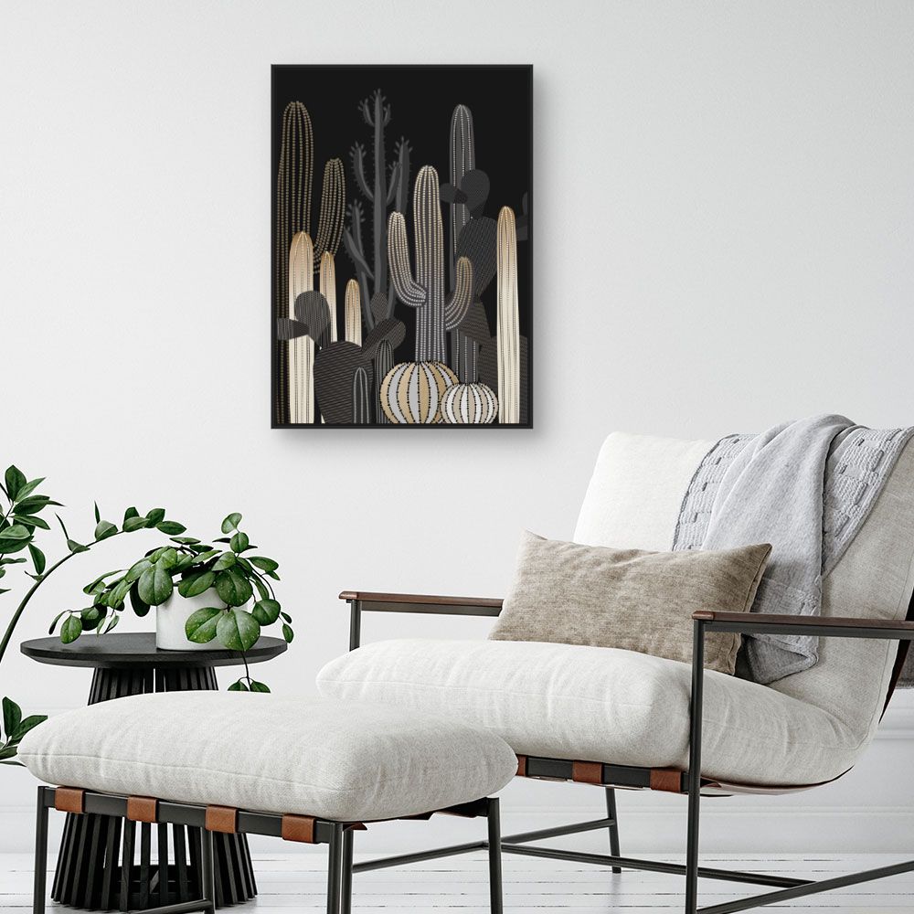 Tableau Cactus élégants