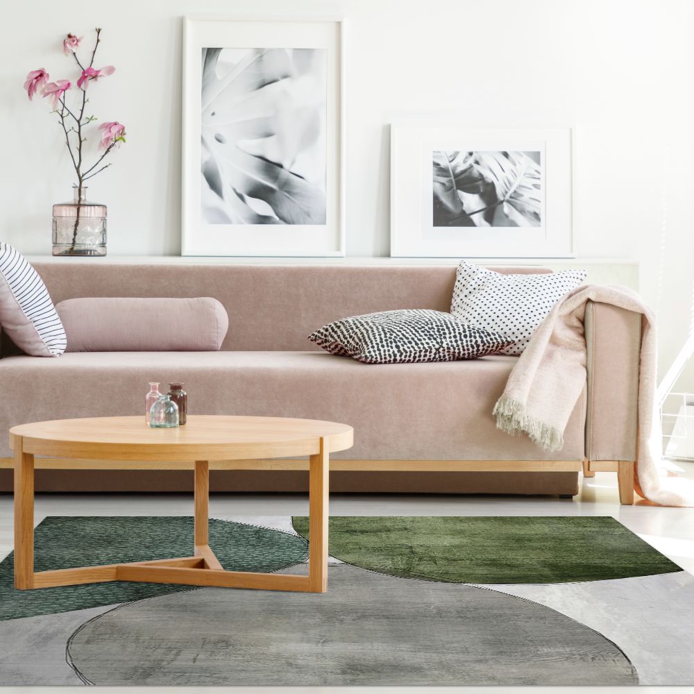 Tapis n°86 Motifs organiques délicats