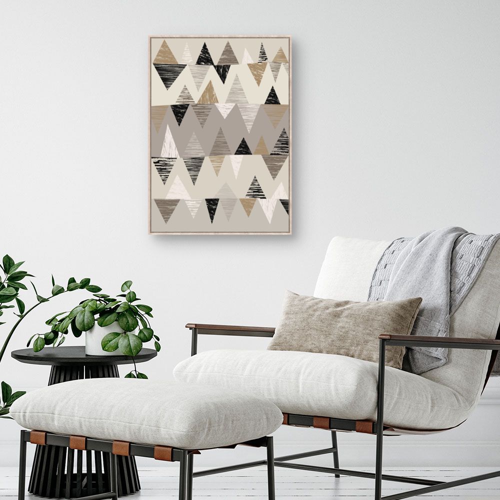 Tableau Triangles modernes