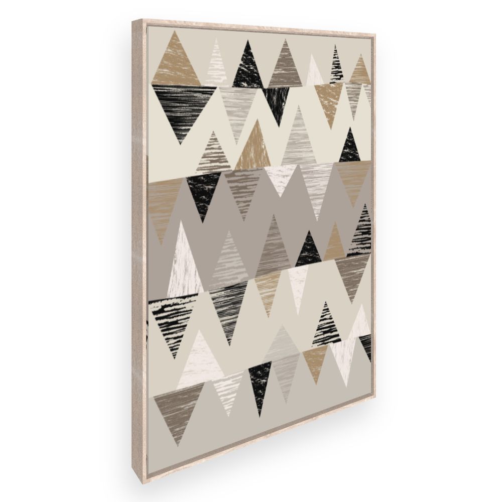 Toile Triangles modernes