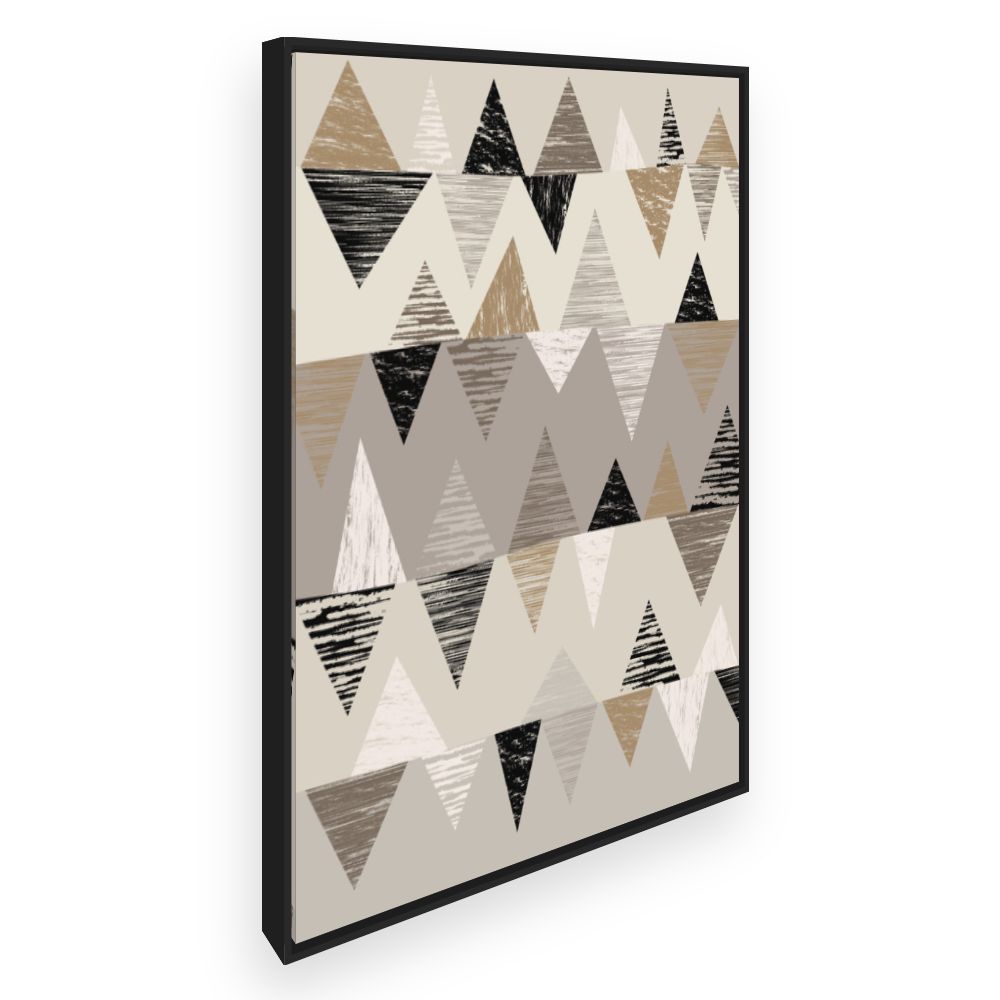 Toile Triangles modernes
