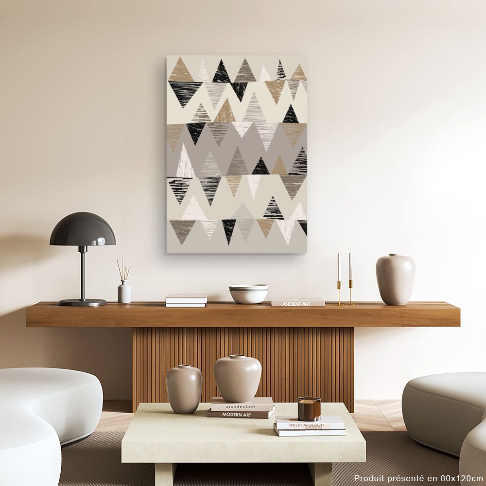 Tableau Triangles modernes