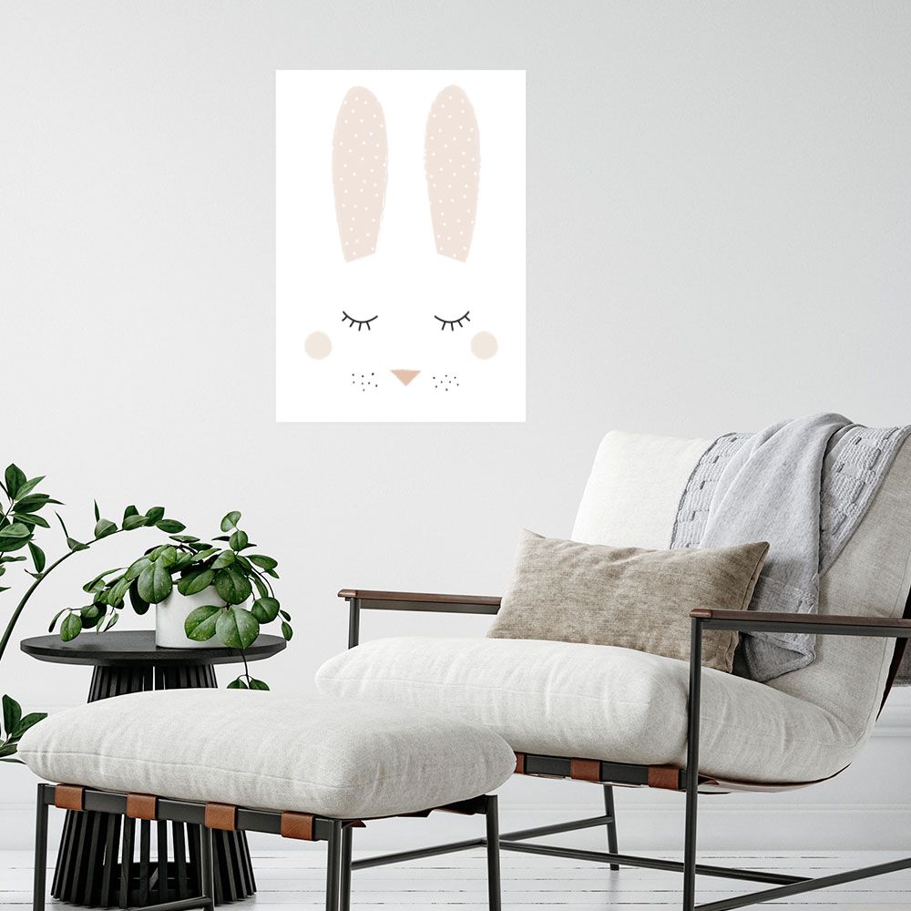 Affiche Lapin doux rêveur