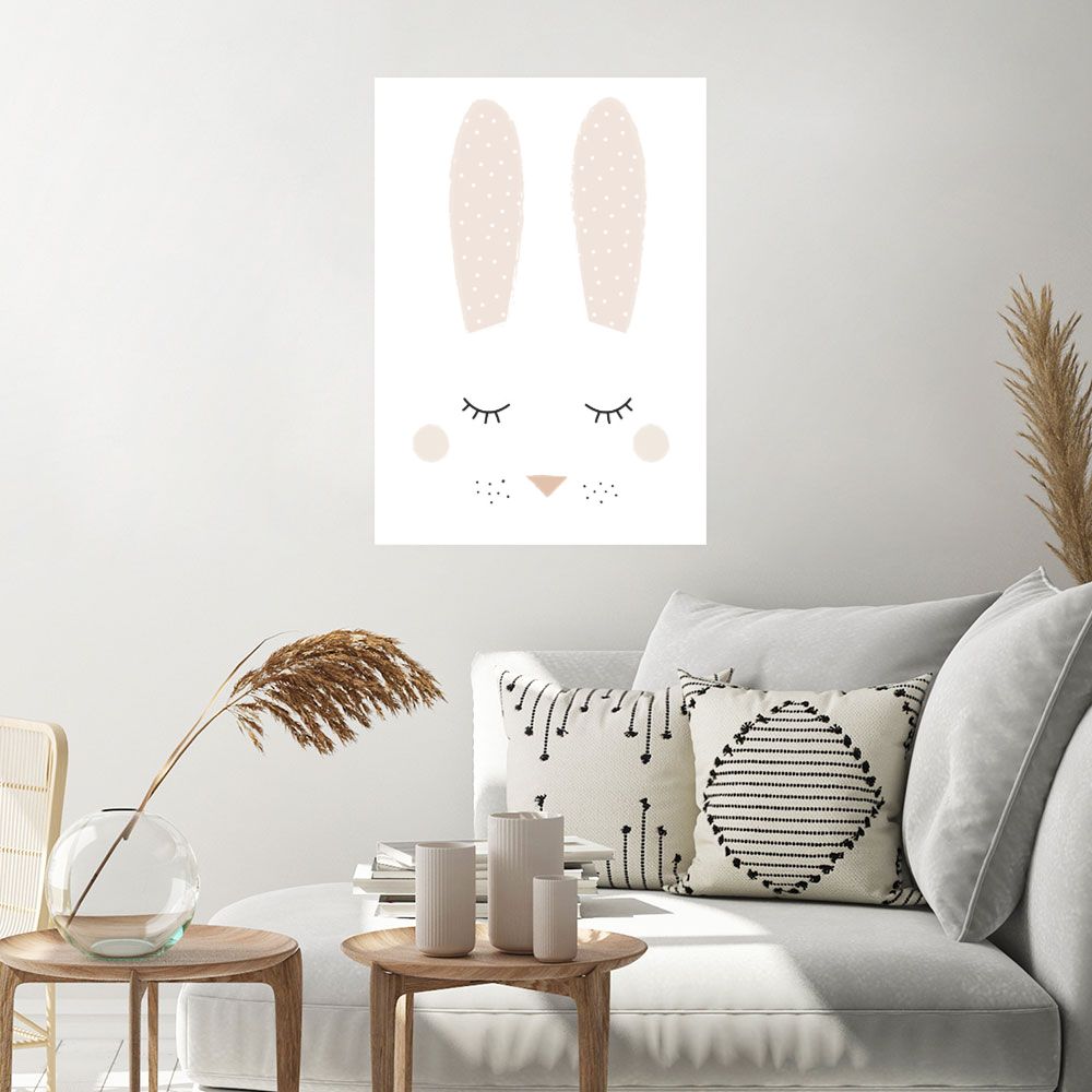Affiche Lapin doux rêveur