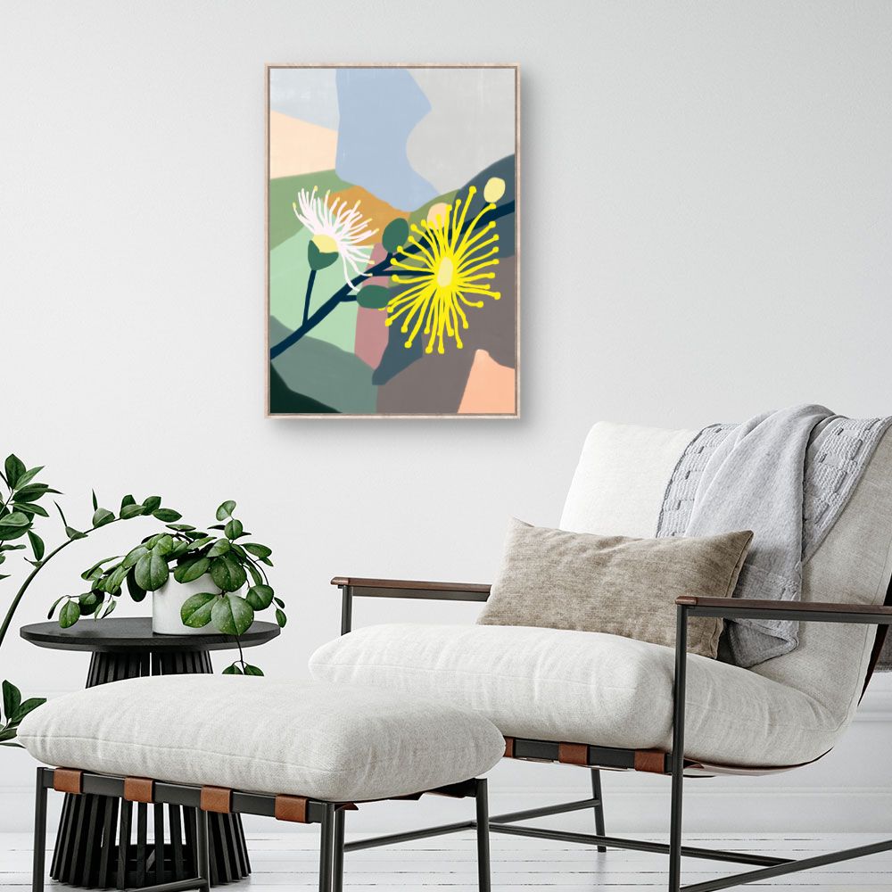 Tableau Fleurs abstraites