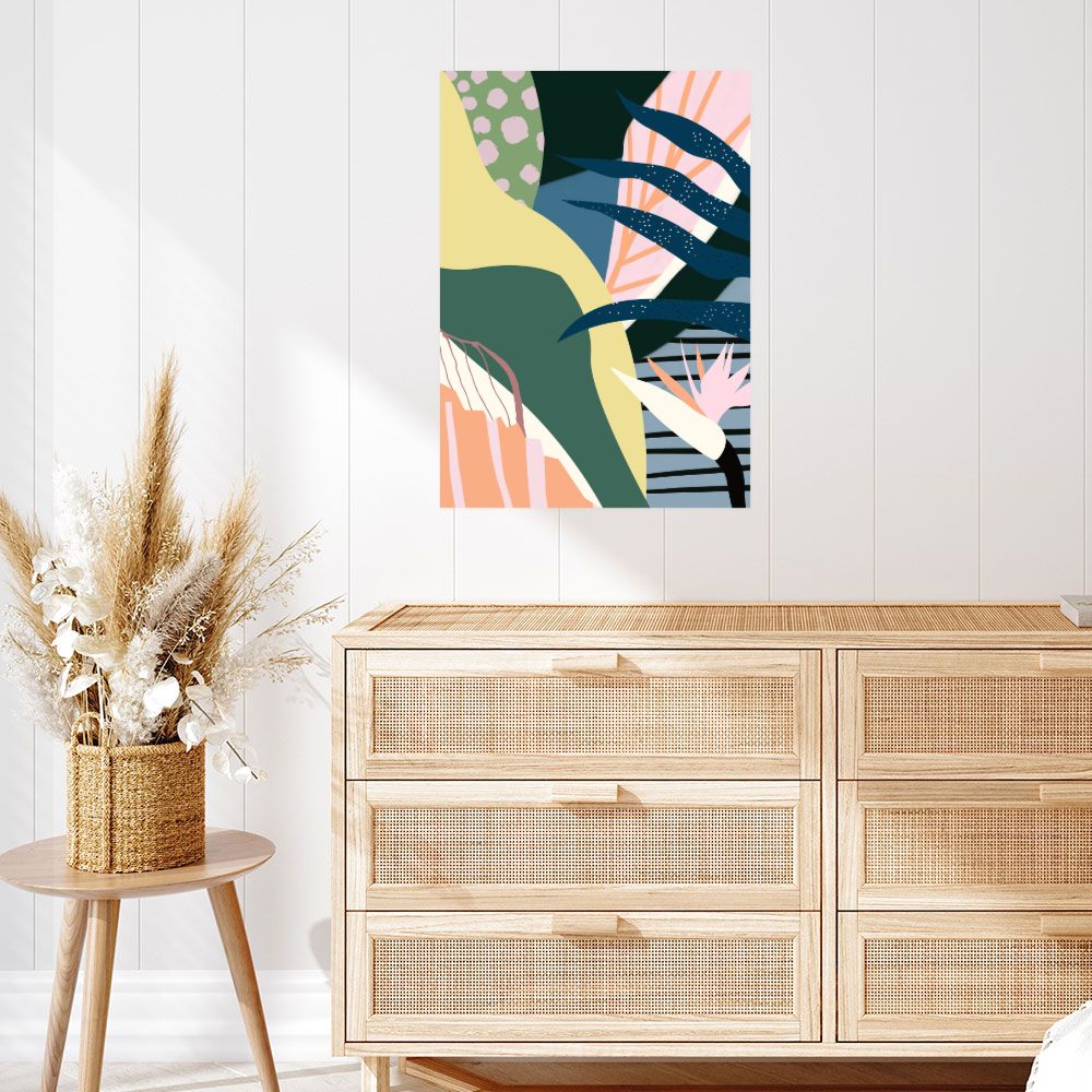 Affiche Feuillage exotique