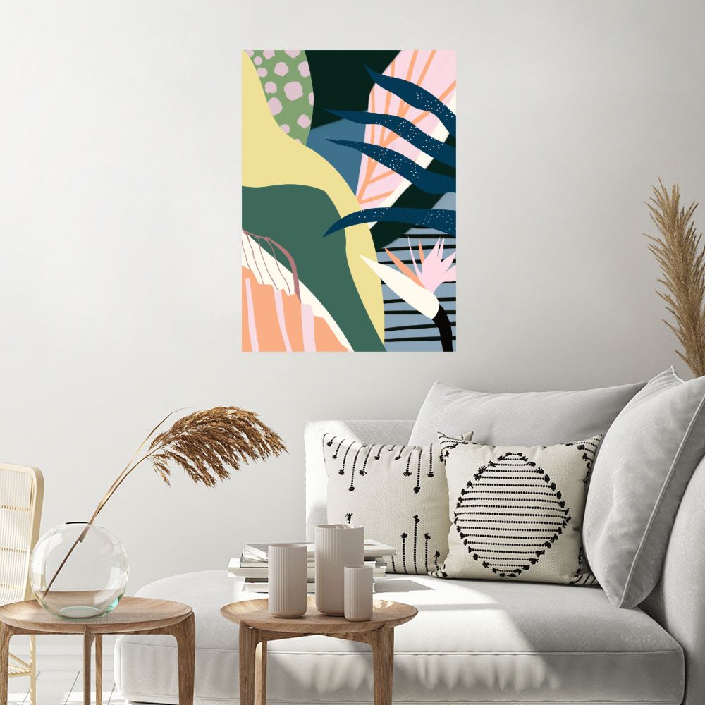 Affiche Feuillage exotique