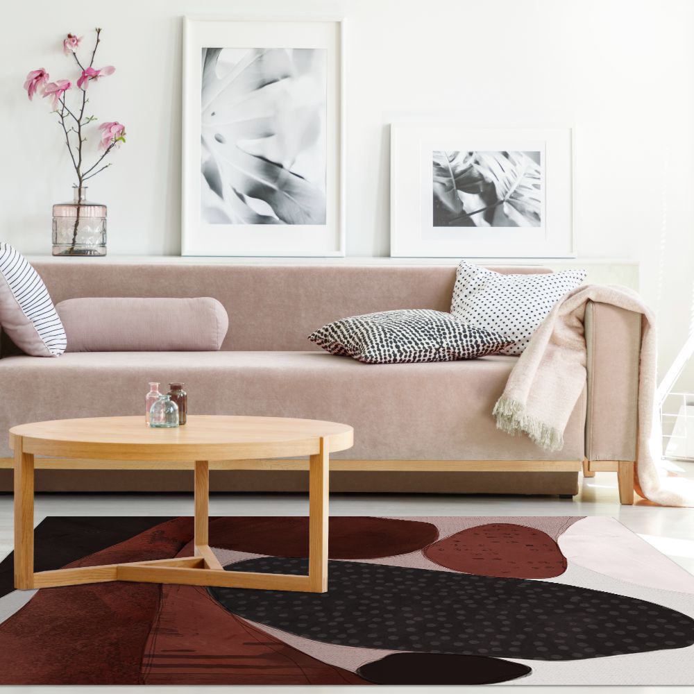 Tapis n°87 Formes abstraites modernes
