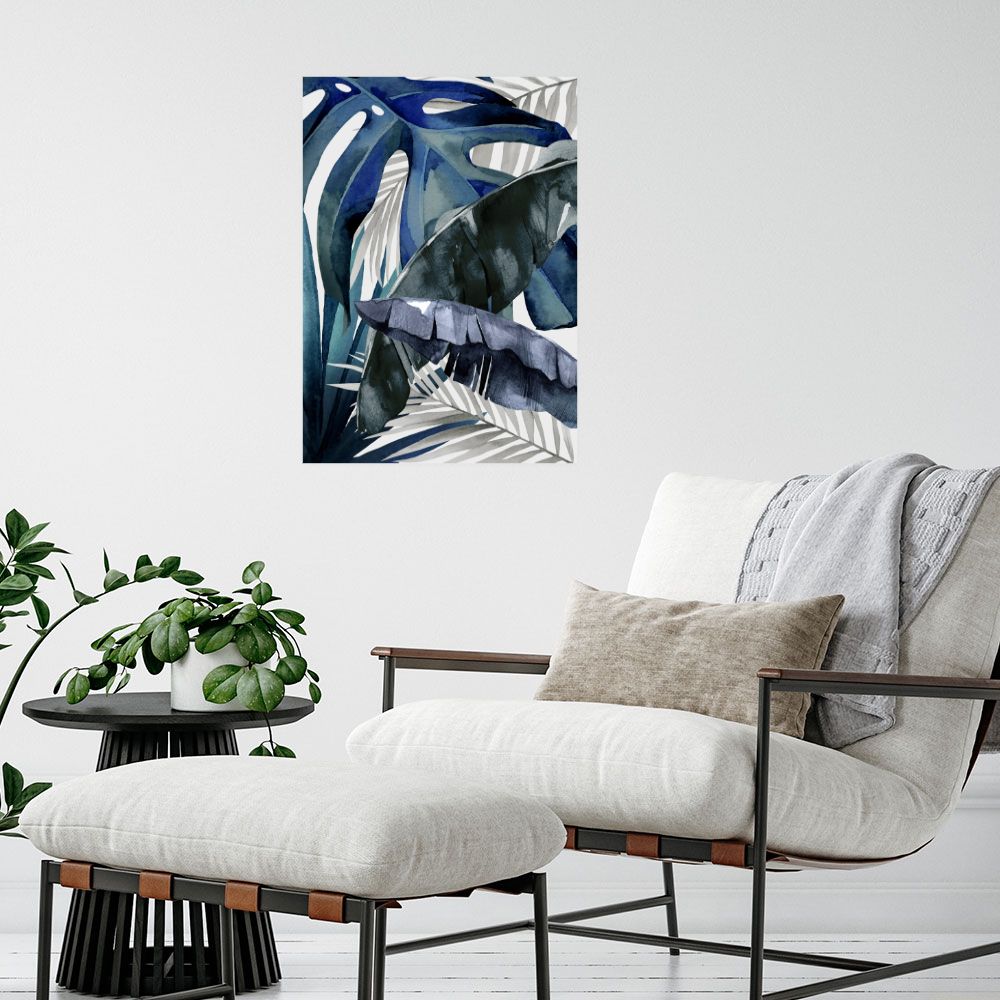 Affiche Feuilles tropicales élégantes