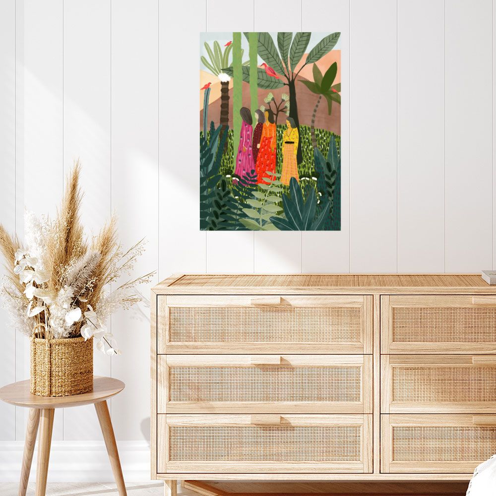 Affiche Élégance tropicale