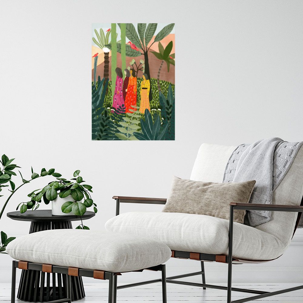 Affiche Élégance tropicale