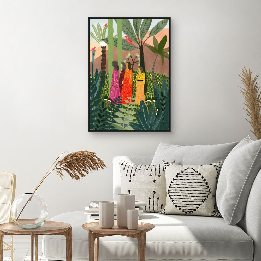 Tableau Jungle exotique élégante