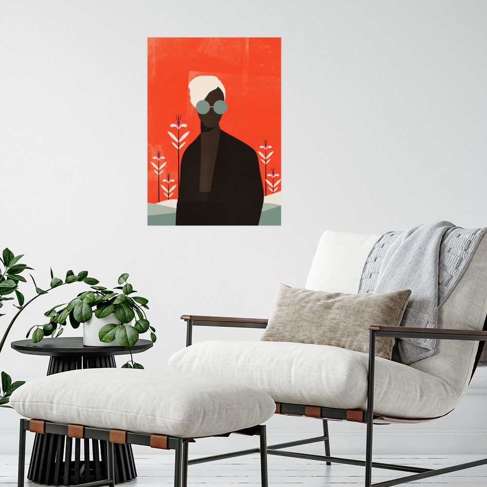 Affiche Visage moderne stylisé
